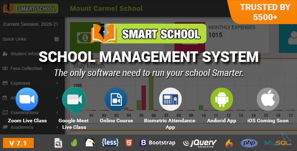 Smart School Management System v7.1.0 Free Download