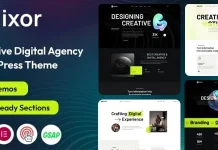 Dixor Creative Digital Agency WordPres Theme